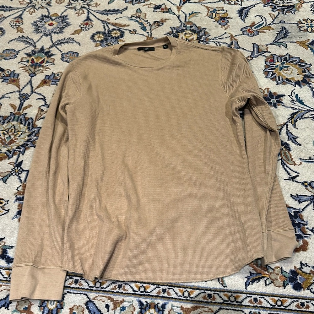 Thermal Long Sleeve Crew Neck Pullover